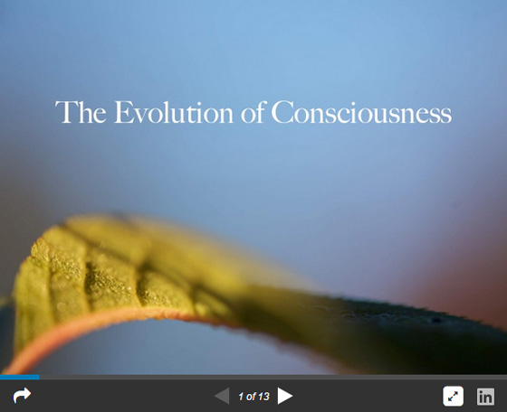 The Evolution of Consciousness Slideshare by Michael Mamas